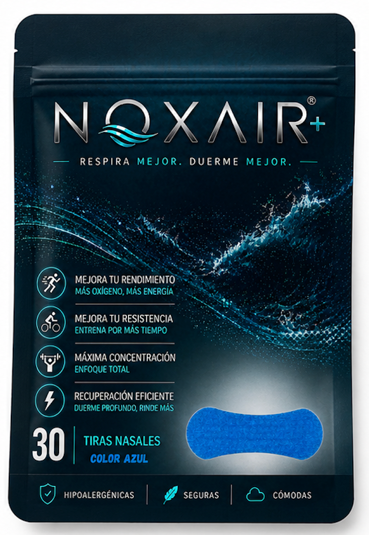 NOXAIR Tiras Nasales (Azul)