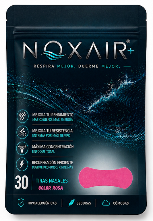 NOXAIR Tiras Nasales (Rosa)