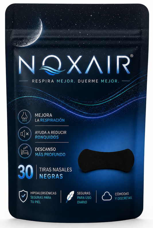 NoxAir Tiras Nasales (Negras)