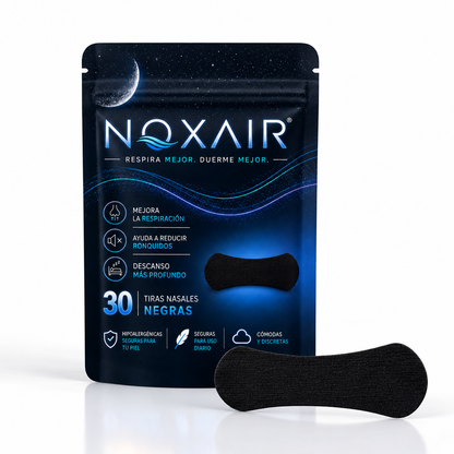 NoxAir Tiras Nasales (Negras)